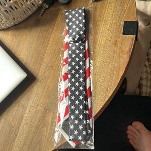 American Flag tie.